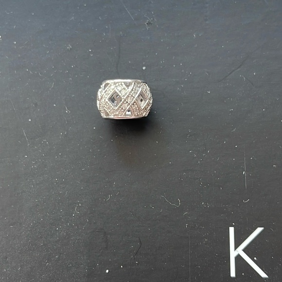 Charmed Memories woven bead with CZ stones compatible with Pandora - Picture 1 of 2